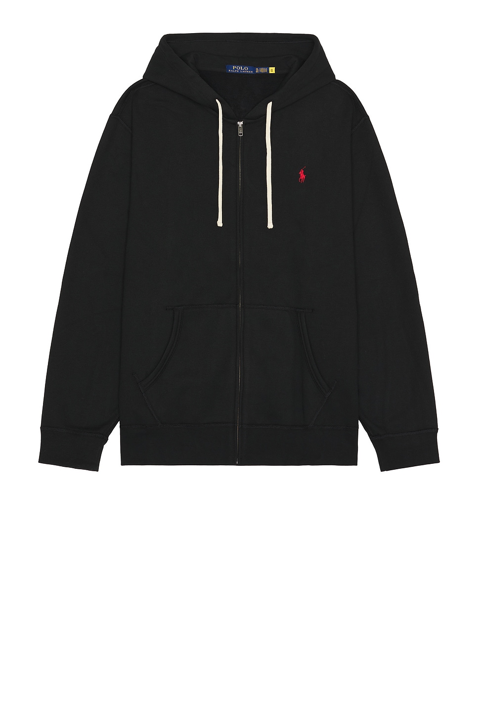 

Толстовка с капюшоном на молнии Polo Ralph Lauren, черный