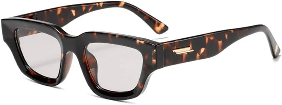 

Модные солнцезащитные очки «кошачий глаз» для мужчин, защита от ультрафиолета UV400, ретро-стиль, заклепки, солнцезащитные очки для женщин HVTVTLA, Leopard Light Gray