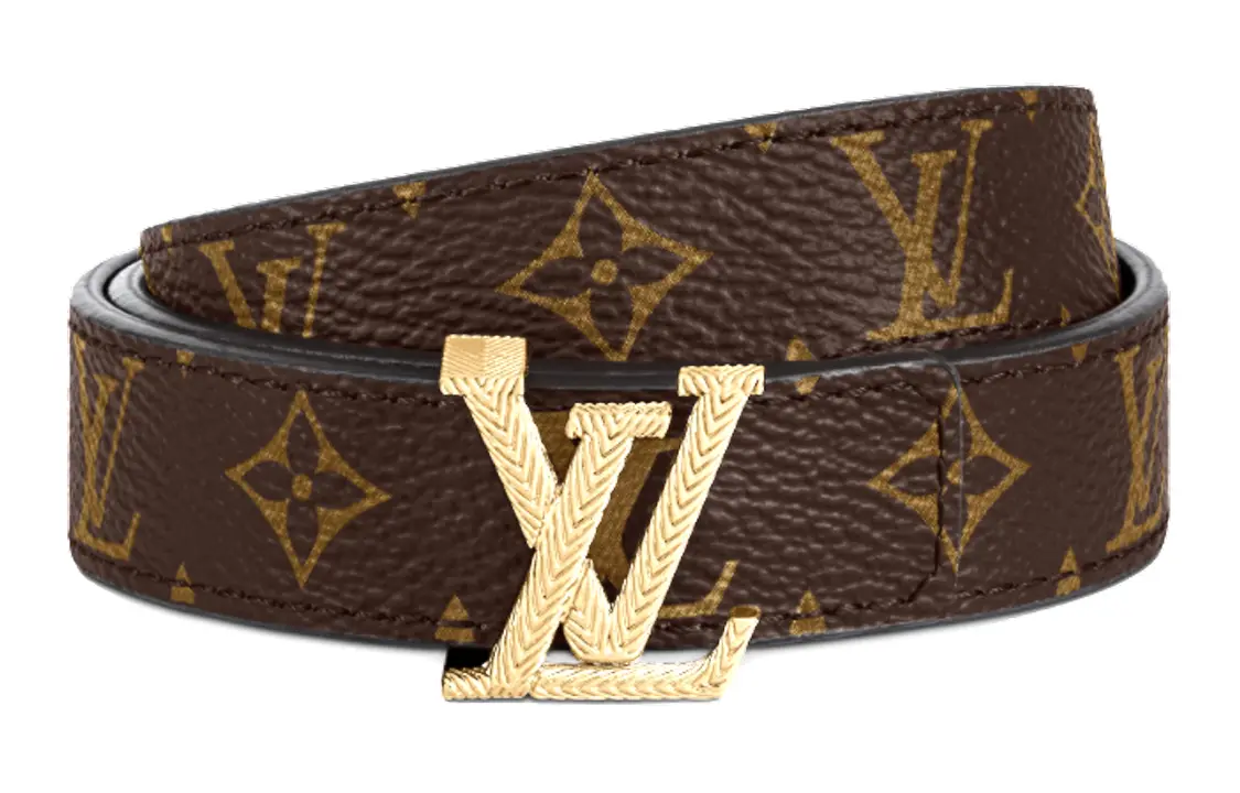 

LOUIS VUITTON Женский кожаный ремень, Brown