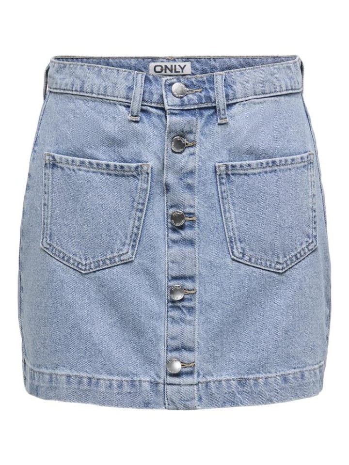 

Юбка до колена ONLY, цвет light blue denim