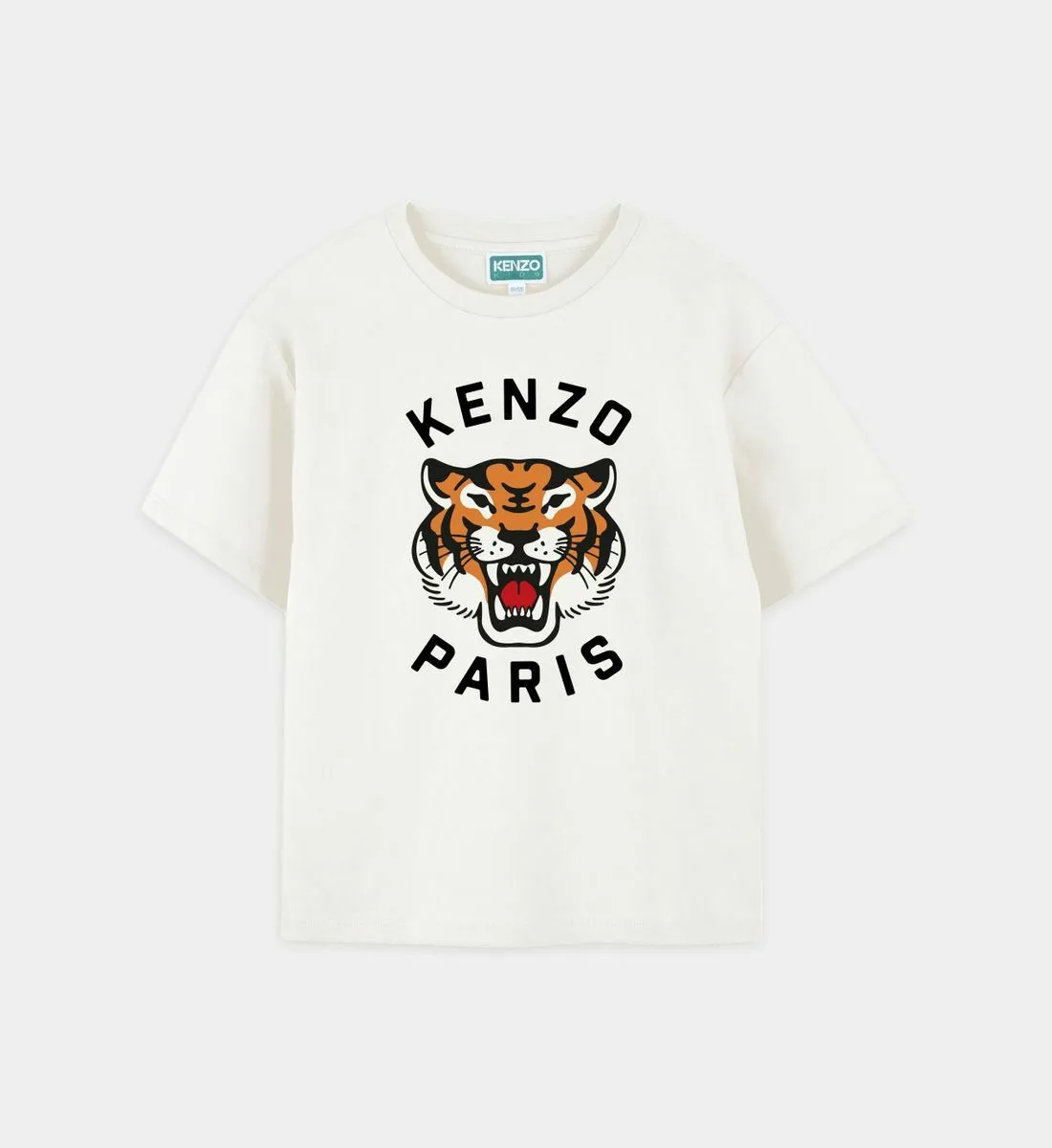 Футболка с короткими рукавами Kenzo Kids, белый