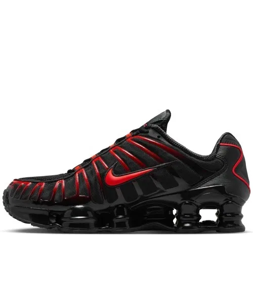 Мужские кроссовки NIKE Shox TL чёрные — фото 3