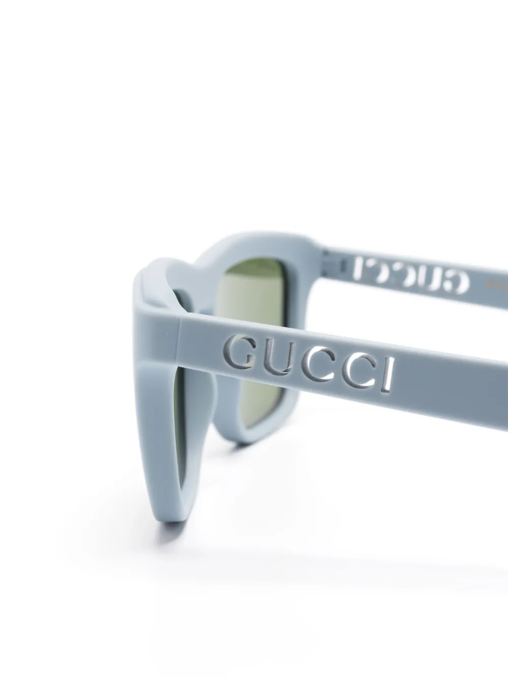 Солнцезащитные очки в квадратной оправе Gucci, синий — фото 3