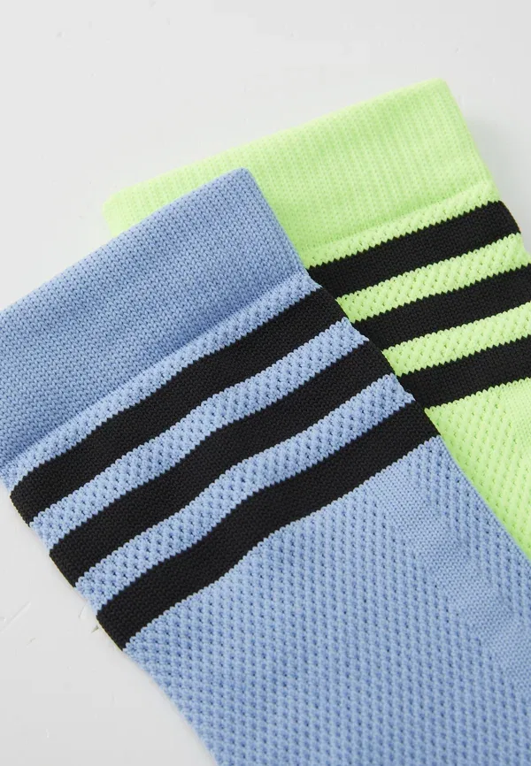 Носки Adidas Originals, 2 пары, сигнальный зеленый/пепельно-голубой — фото 3