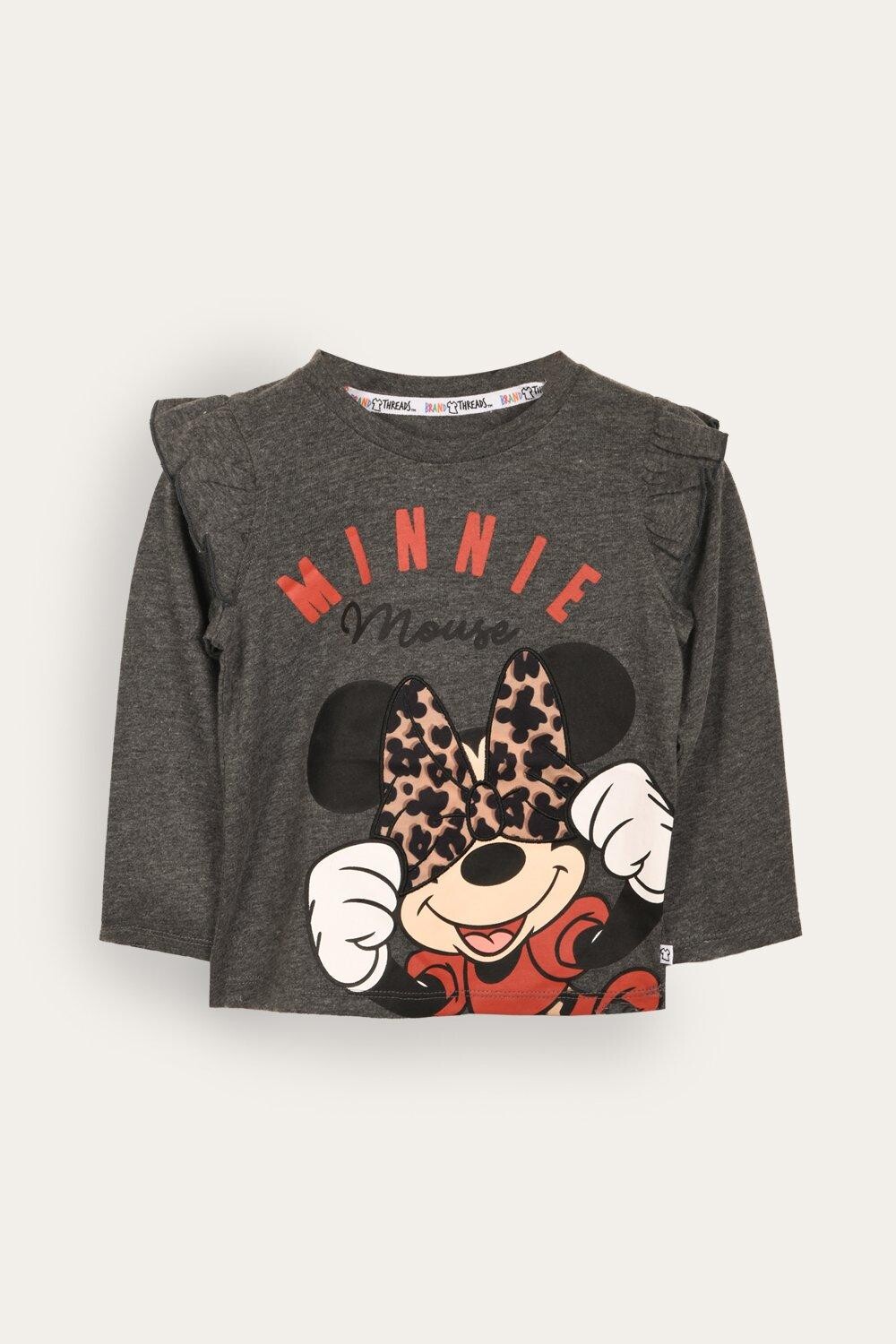

Футболка с Минни Маус Minnie Mouse, серый