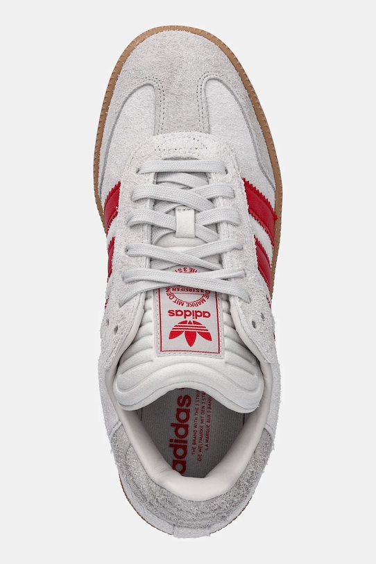 Кожаные кроссовки Samba XLG Adidas Originals, серый — фото 4