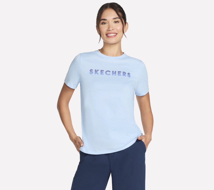 

Рубашка SKECHERS, цвет Light blue/Dark blue