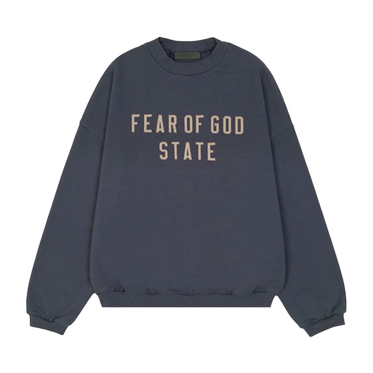 

Толстовка Fear of God Essentials Heavy Fleece Sweatshirt 'Marine', синий