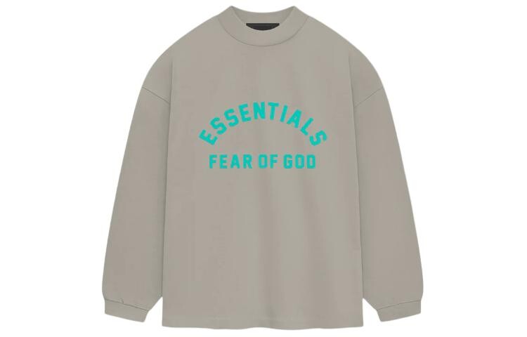 

Футболка из плотного джерси с длинным рукавом Fear Of God Essentials, цвет Seal