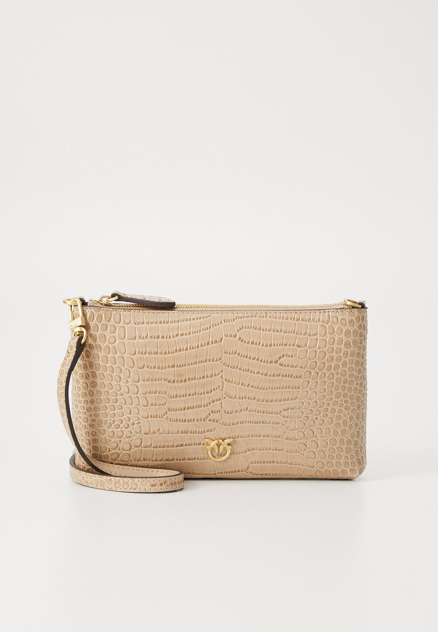 

Сумка кросс-боди Pinko FLAT HORIZONTAL MINI, Beige/Grigio/Fumo/Matt Gold-Coloured/Beige