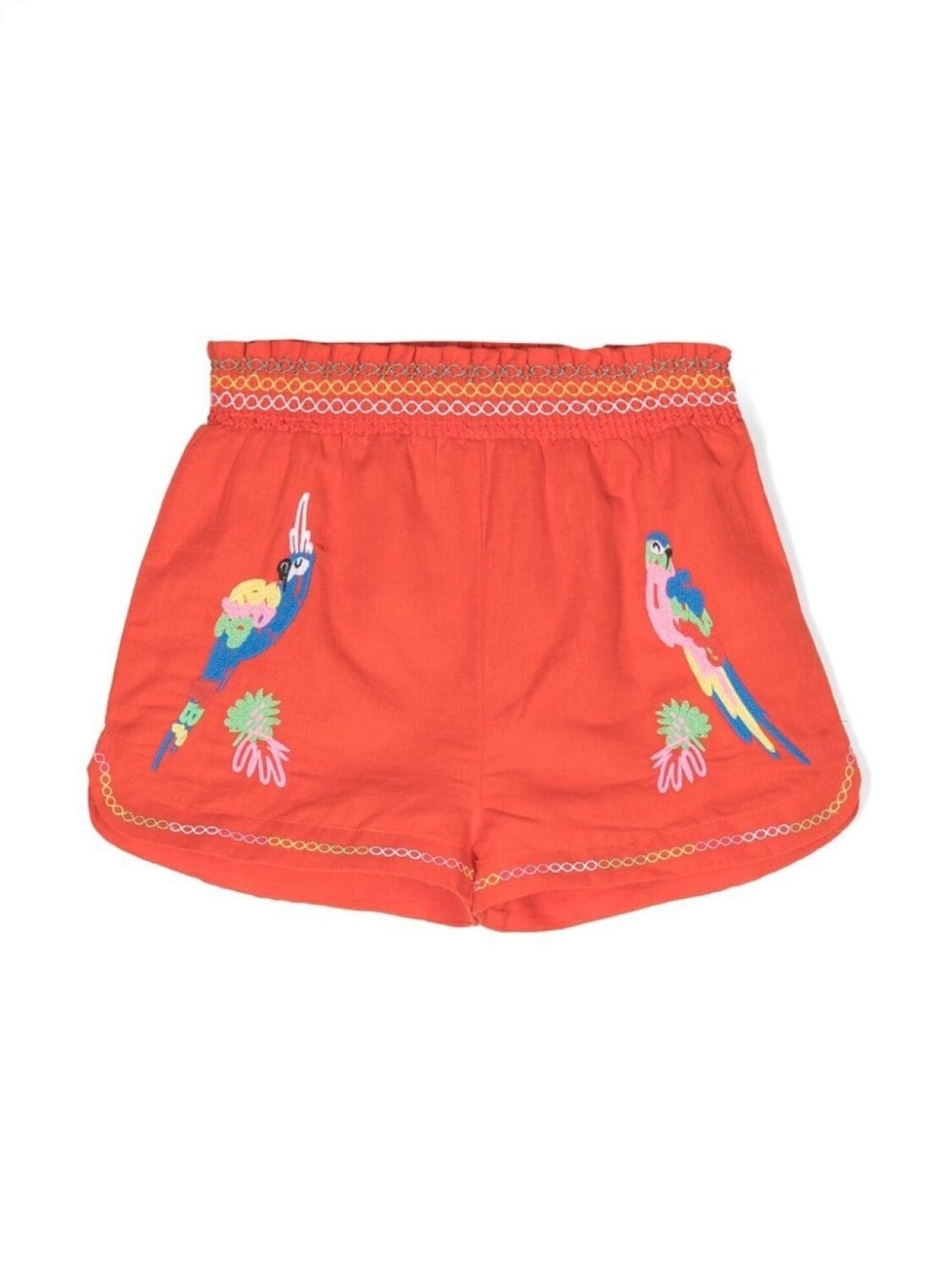 

Stella McCartney Kids шорты с вышивкой, красный