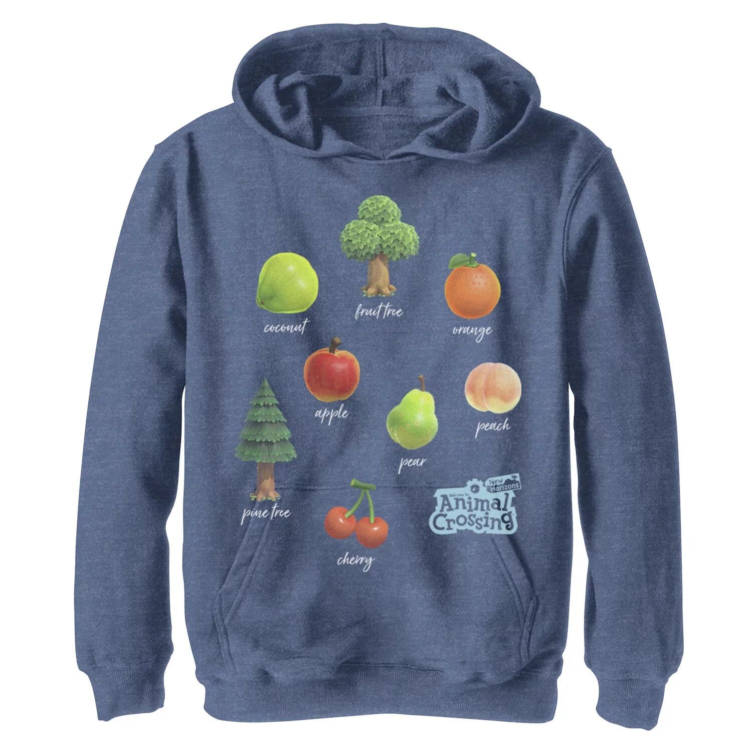

Толстовка с рисунком Animal Crossing New Horizons Fruit & Trees для мальчиков 8–20 лет Licensed Character
