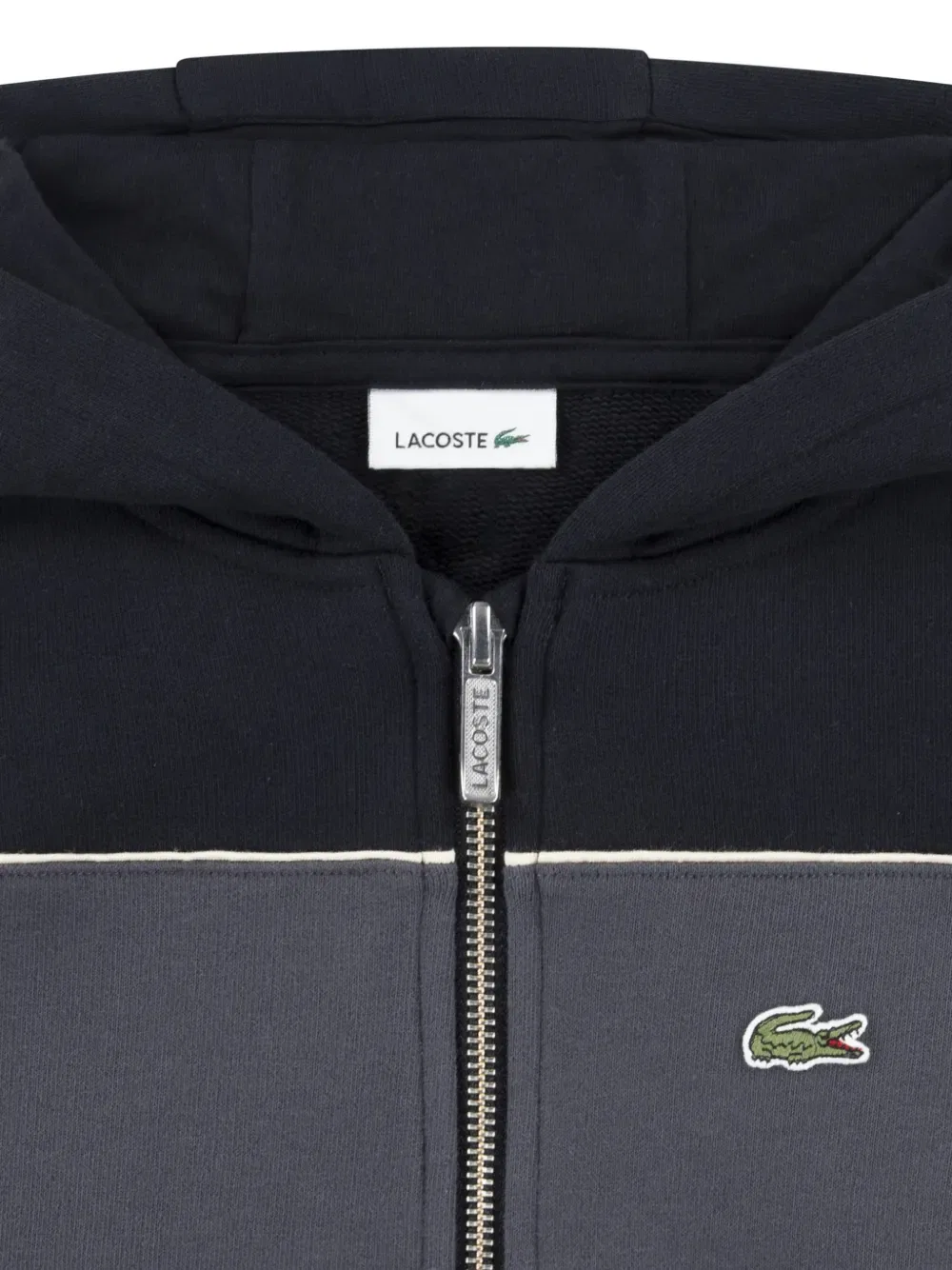 Толстовка на молнии с логотипом Lacoste Kids, синий — фото 3