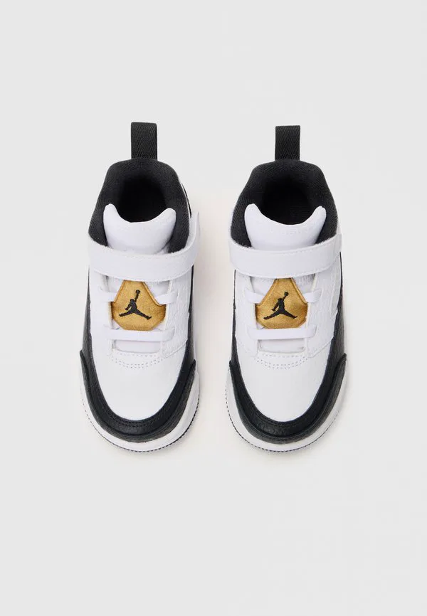 Кроссовки jordan spizike унисекс Jordan, White/Black-Mtlc Gold — фото 4