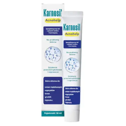

Karnosil Acnohelp гель 50 мл акне, экзема, прыщи, себорея, Deep Pharma
