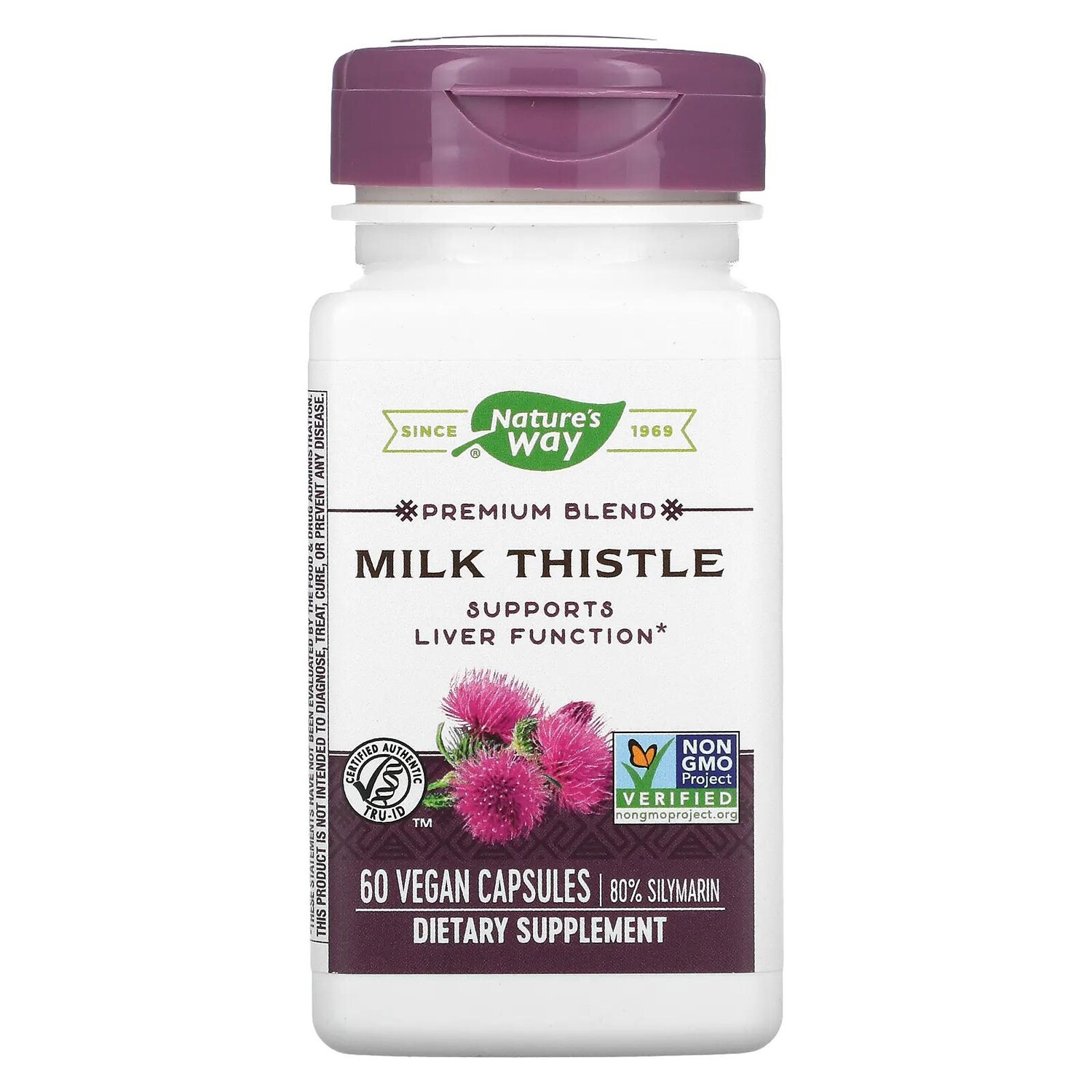 

Nature's Way Milk Thistle Standardized 60 Veg. Capsules