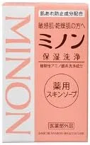 Уходовое мыло Minon Medicated Skin Soap, 80 г x 5, Daiichi Sankyo Healthcare