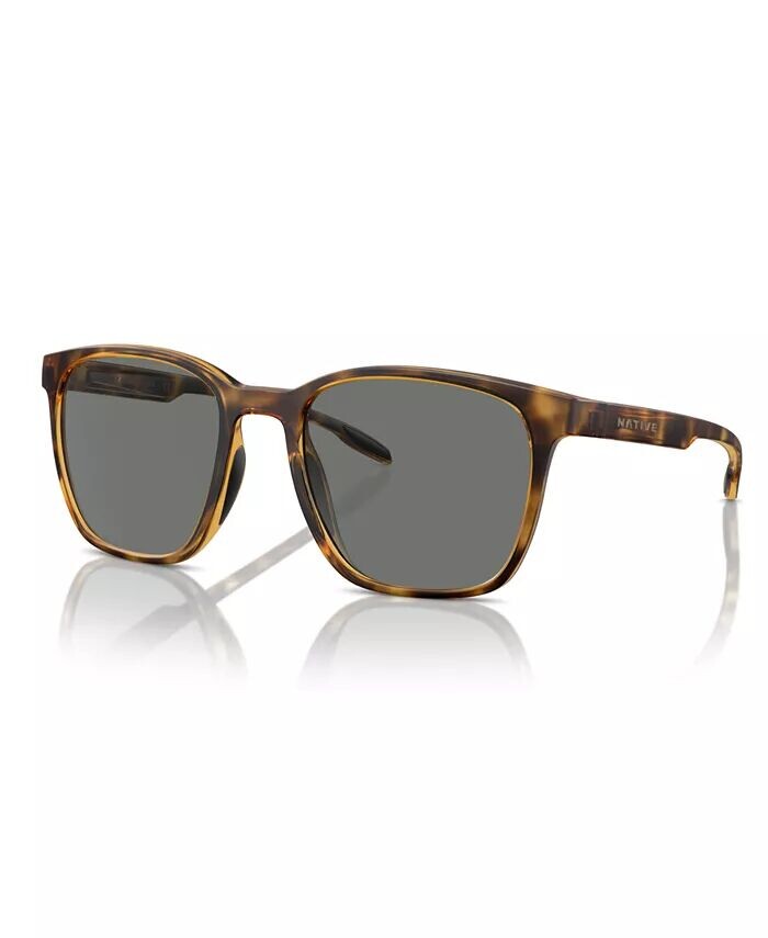 

Поляризованные солнцезащитные очки унисекс, Targhee Square Xd9046 Native Eyewear, коричневый