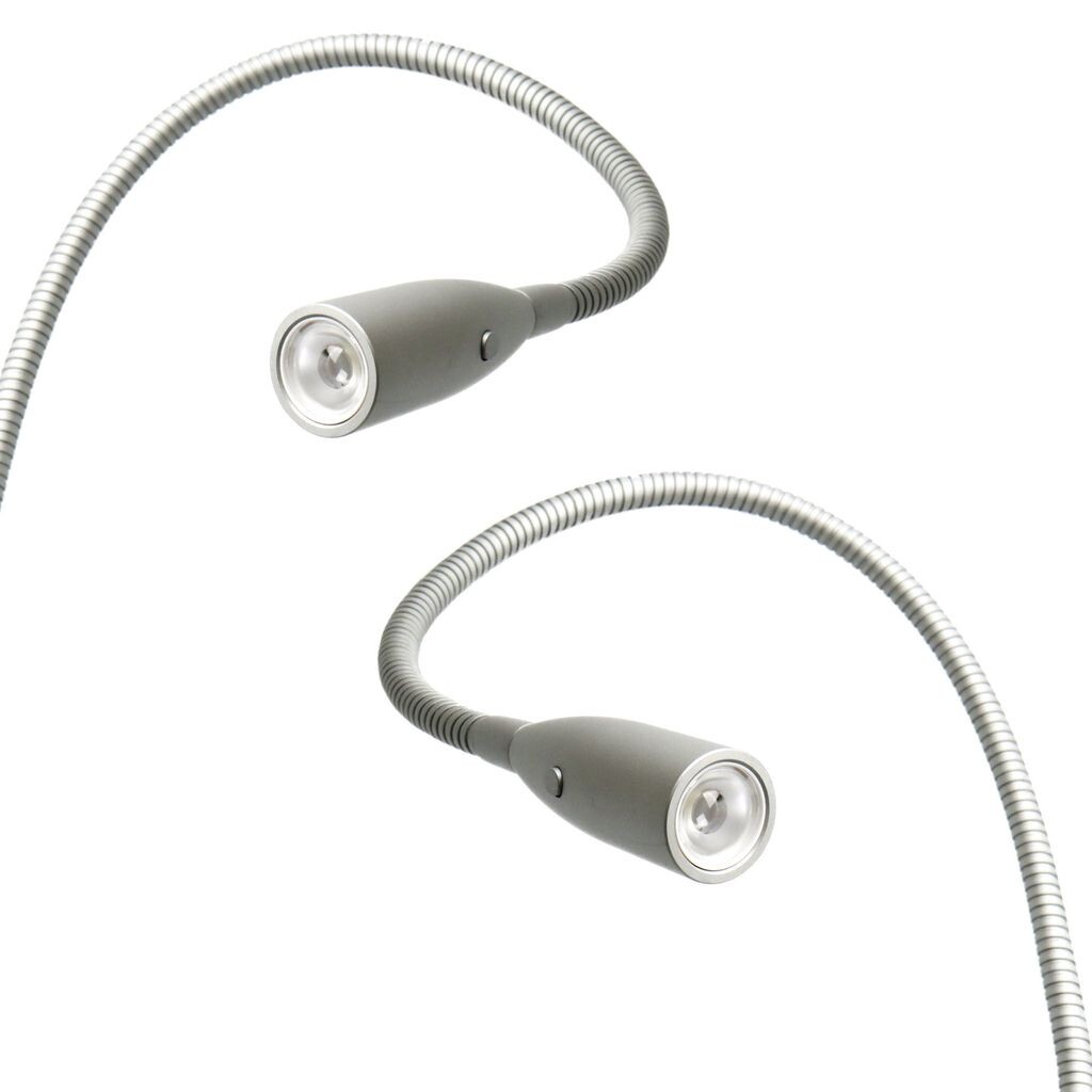 

Теленок | Светодиодный светильник для кровати, алюминий, серебристо-серый, 1 Вт, теплый белый светильник для чтения, прикроватная лампа kalb Material für Möbel