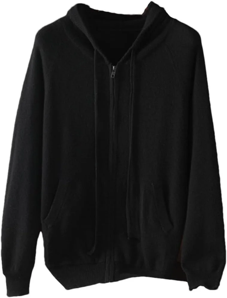 

Мужской кардиган с капюшоном из 100% кашемира Haitpant