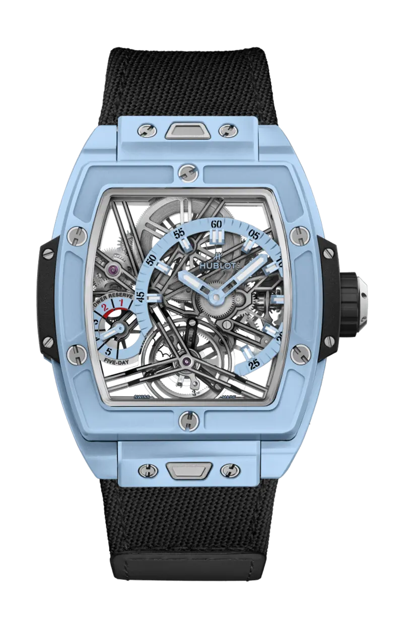 

Спирит оф биг бэнг турбийон 5-дневный запас хода небесно-голубая керамика 42 мм - лимитированная серия - 645.ex.5123.nr HUBLOT