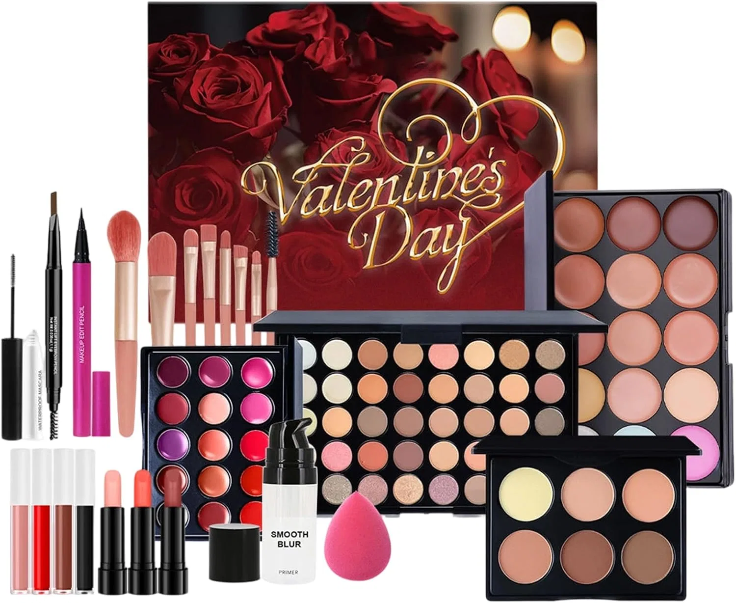Набор косметики для чувствительной кожи Valentine's Makeup Kit, 1 шт, COL002A-4