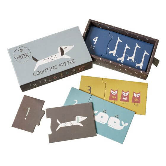 

Фреска-пазл Для обучения счету, 8 шт. Fresk