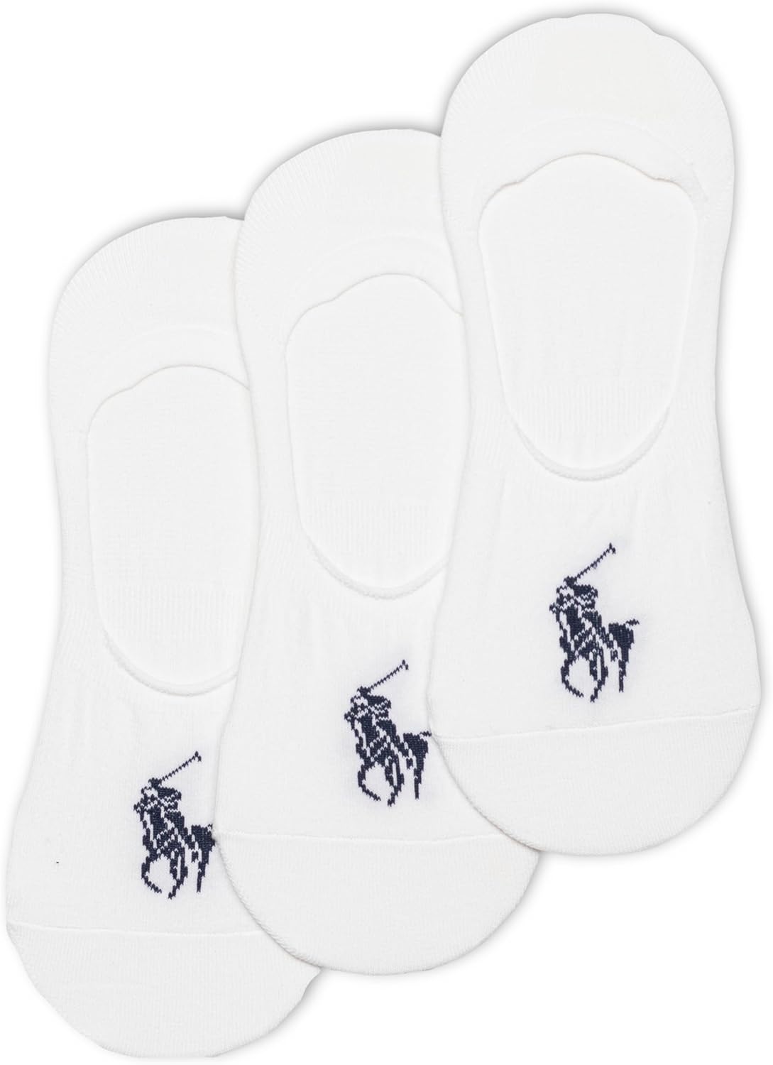

Polo Ralph Lauren мужские носки для классической обуви - набор из 3 пар - легкий хлопок для комфорта с противоскользящей пяткой, White
