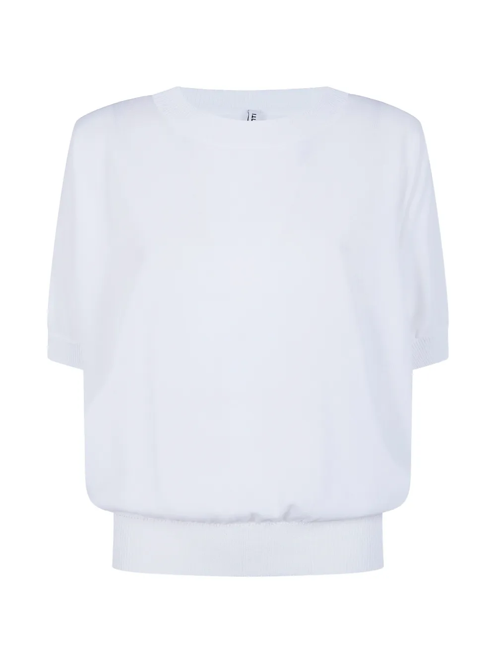 

Блузка с ребристым подолом Liviana Conti, белый