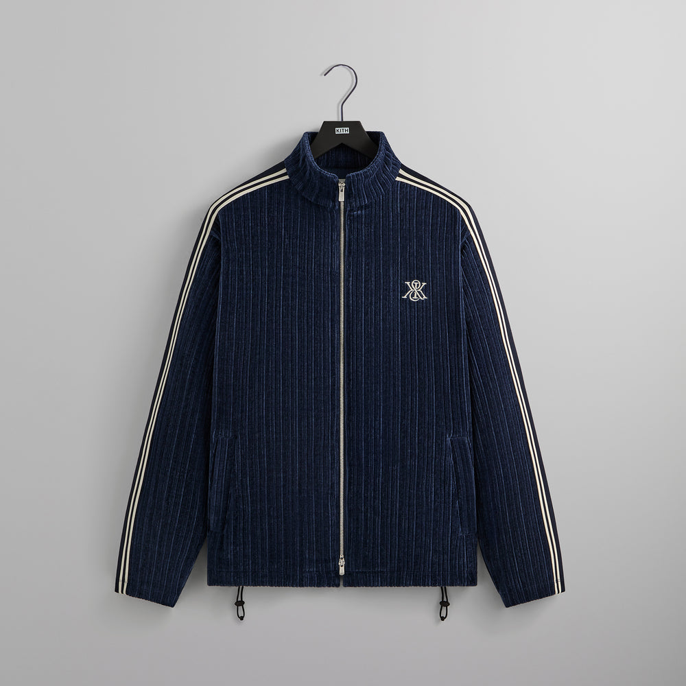 

Куртка Kith Velvet Cord Ali Track Jacket, черный