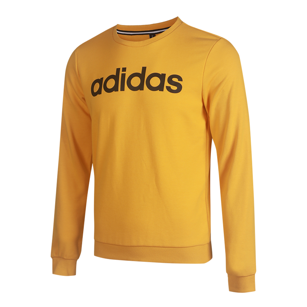 Футболка M ESNTL LOGO SW Мужская Желтая Adidas — фото 4