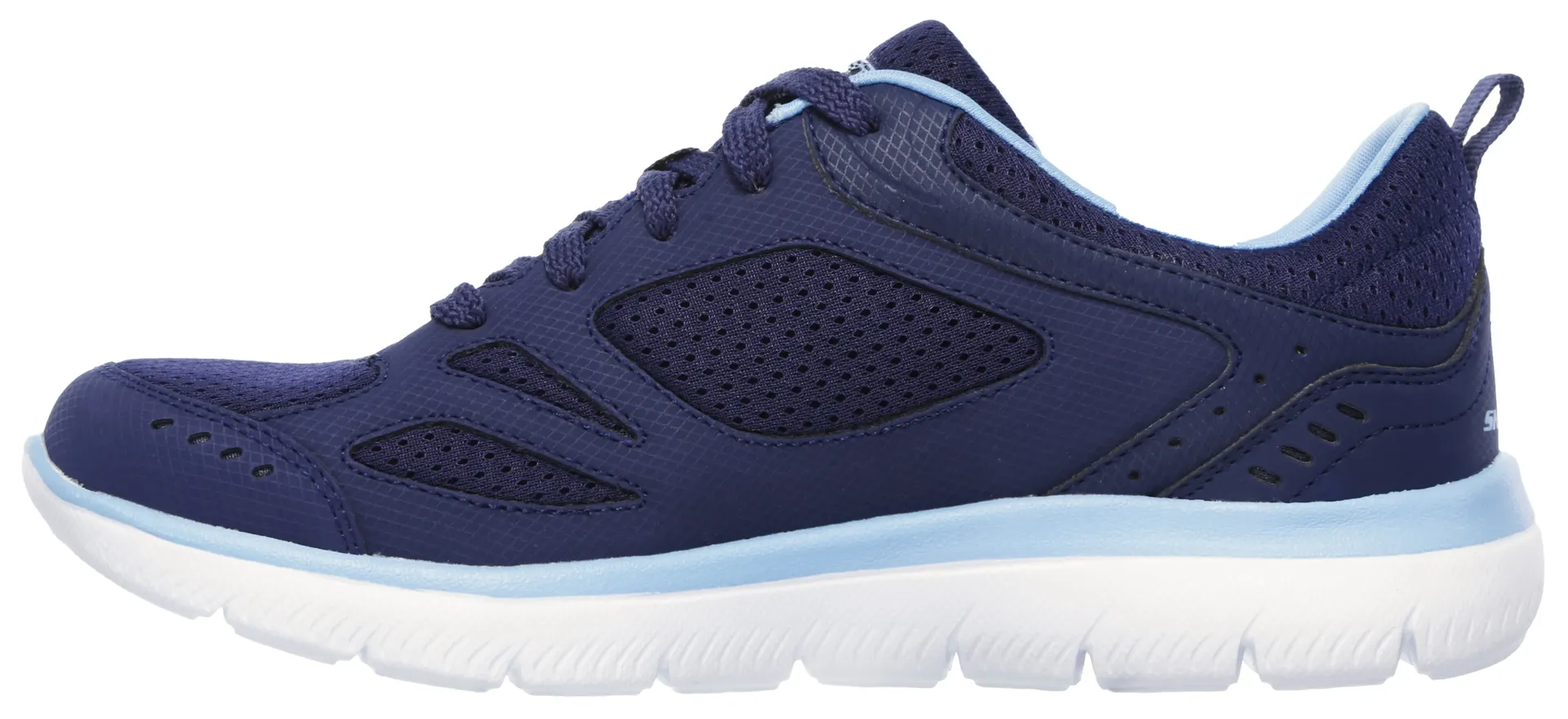 Кроссовки Skechers "SUMMITS-SUITED", мягкая стелька, повседневная обувь, полуботинки, туфли на шнуровке, синий — фото 4