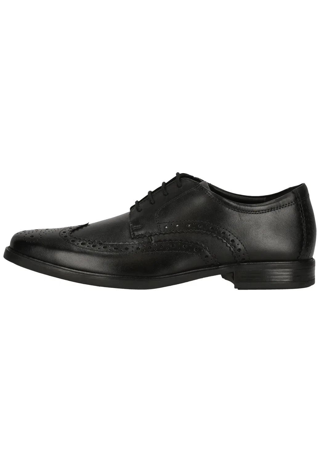 Снуршузы Howard Wing, кожаные, Clarks, черная кожа — фото 3