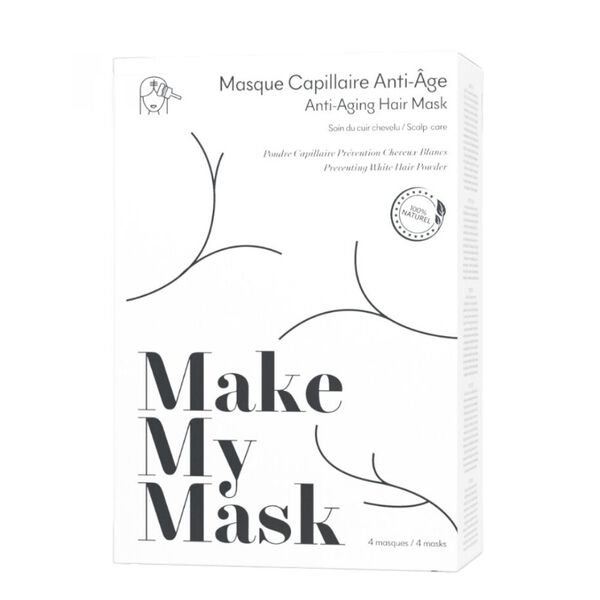 

Маска для кожи головы против седых волос, 4 шт./1 упаковка. Makemymask