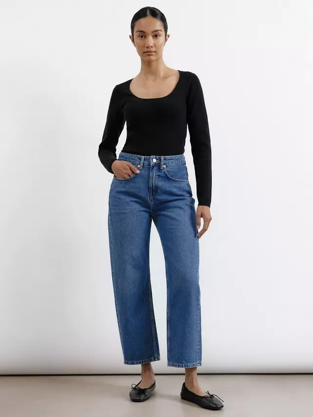 

Джинсы Albaray Organic Cotton Boyfriend, цвет indigo