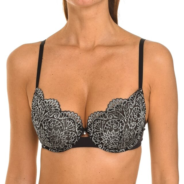 

Бюстгальтер пуш-ап с чашками и подкладкой w0aq8 женский Wonderbra, черный