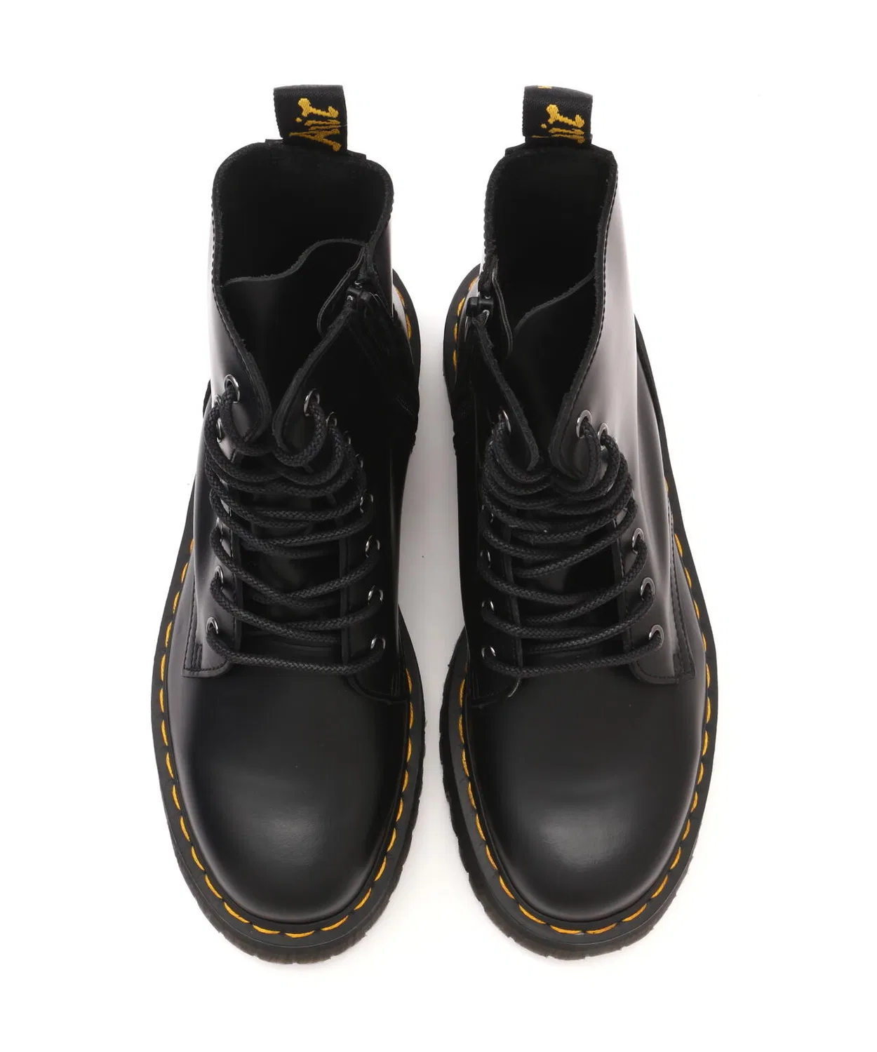 Ботинки JADON 8EYE BOOTS Dr. Martens на толстой подошве, чёрные — фото 3