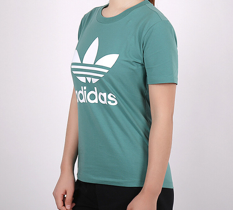 Футболка женская Будущее зеленое Adidas Originals — фото 4