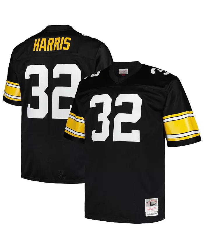 

Мужская футболка Franco Harris Black Pittsburgh Steelers Big and Tall 1976 Legacy Retired Player Jersey Mitchell & Ness