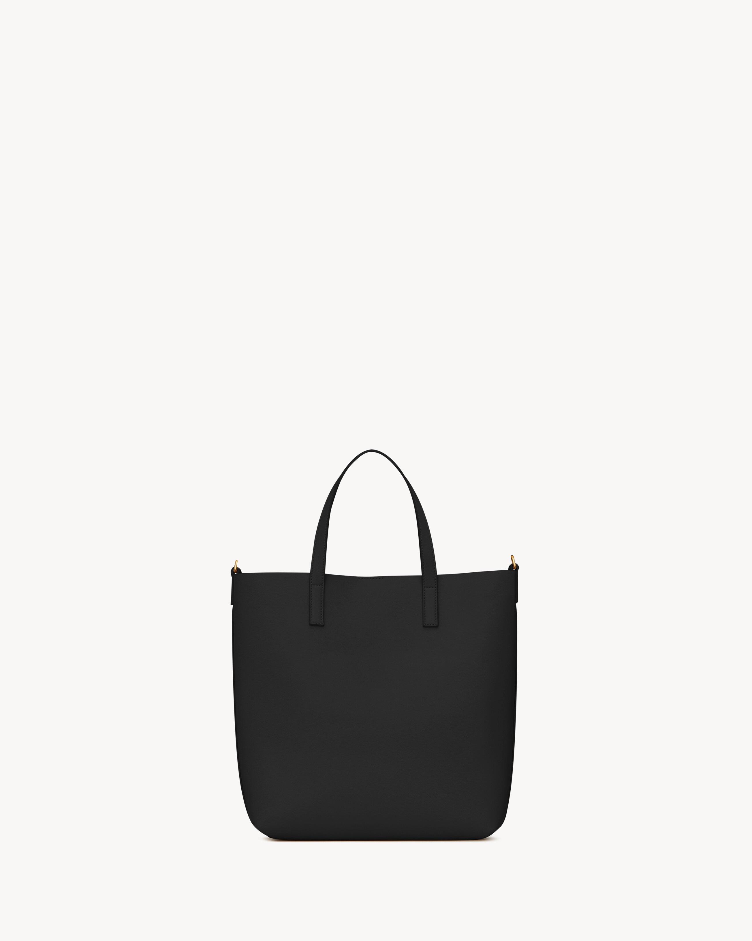 Сумка Shopping Saint Laurent Toy из кожи, черный — фото 3