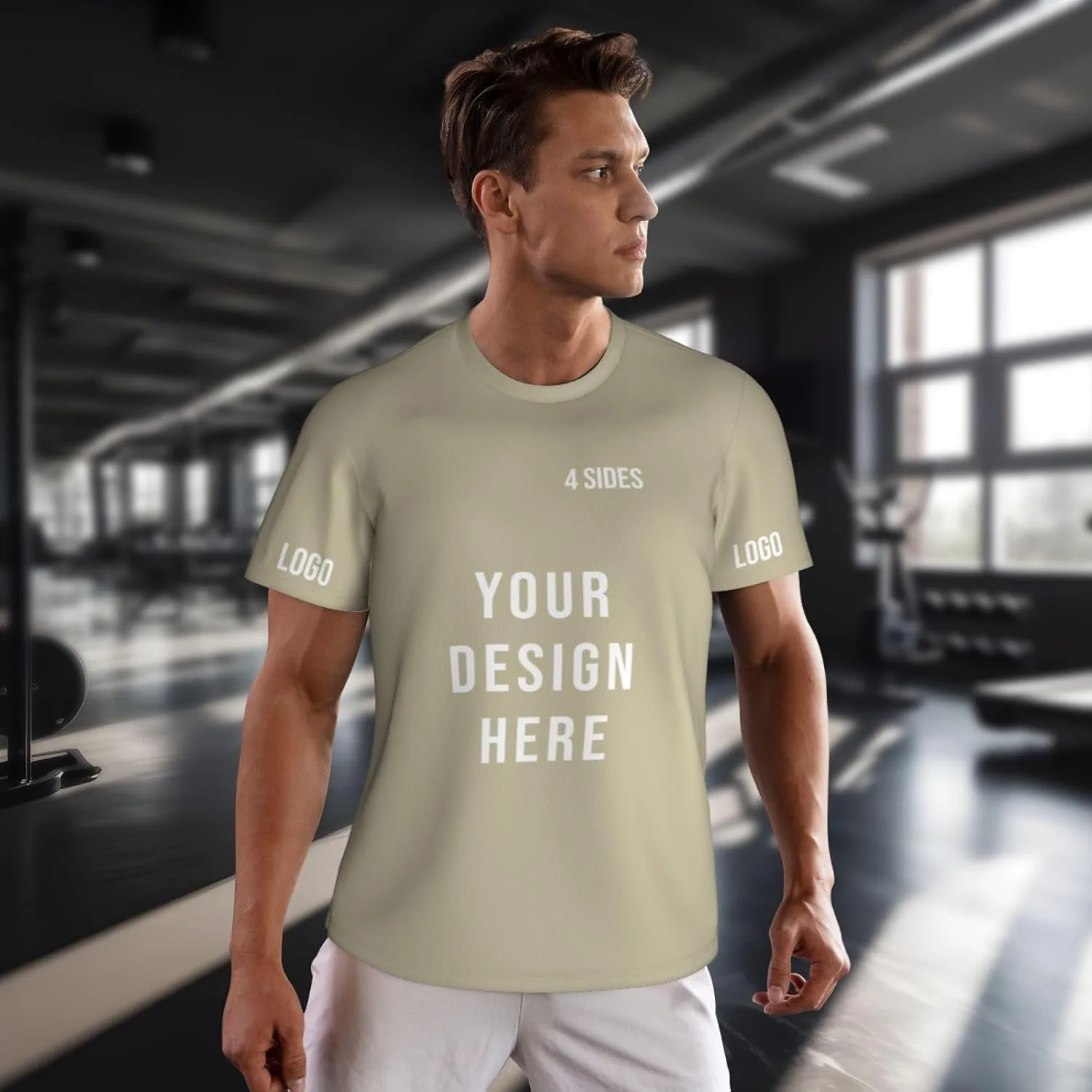 Футболка Custom с логотипом и текстом на 4 сторонах — фото 3