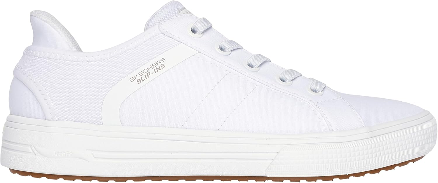Мужские слипоны Skechers Arch Fit Arcade - Good 2 See без лишних движений, белый — фото 4