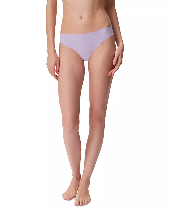 

Женские трусы-стринги Invisibles из микрофибры с эффектом стрейч D3428 Calvin Klein, фиолетовый