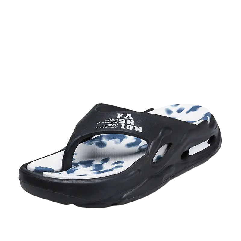 

BOLE Тихие устойчивые к истиранию нескользящие шлепанцы унисекс черные, цвет Black