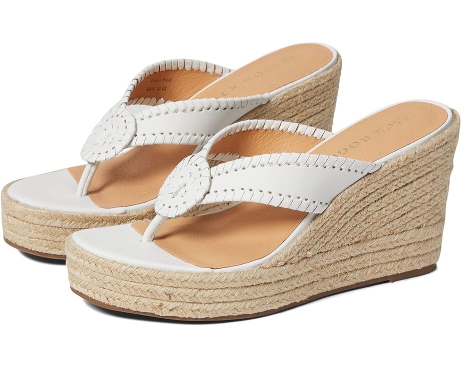 

Туфли Jack Rogers Rowan Platform Wedge, цвет White/White