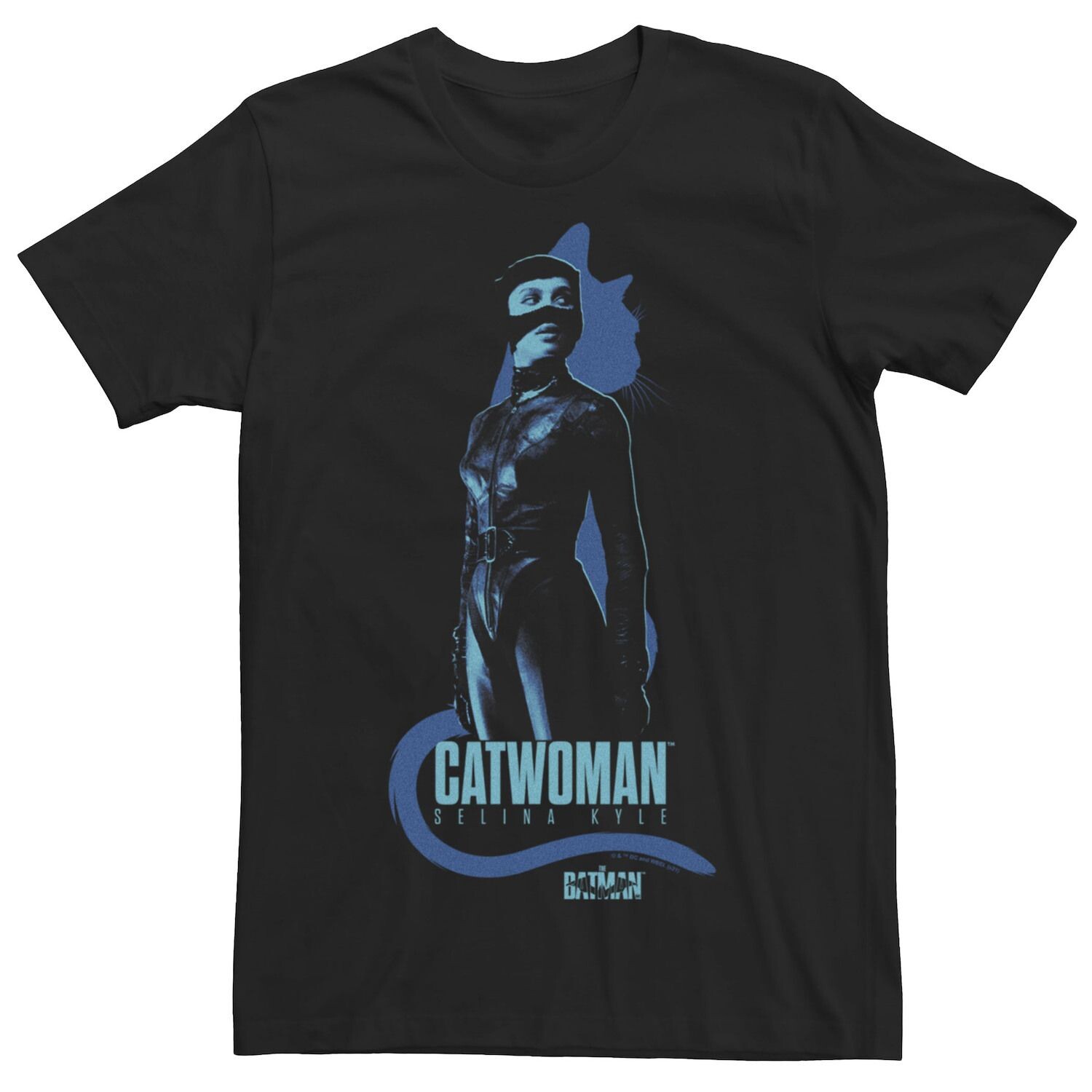 

Мужские комиксы DC Бэтмен, Женщина-кошка в синей футболке Licensed Character