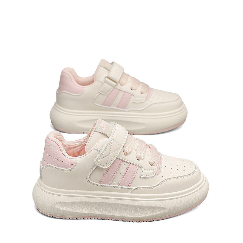 Детские кроссовки для скейтбординга Kids Low-top White Jeep, цвет Cherry Blossom Pink — фото 3