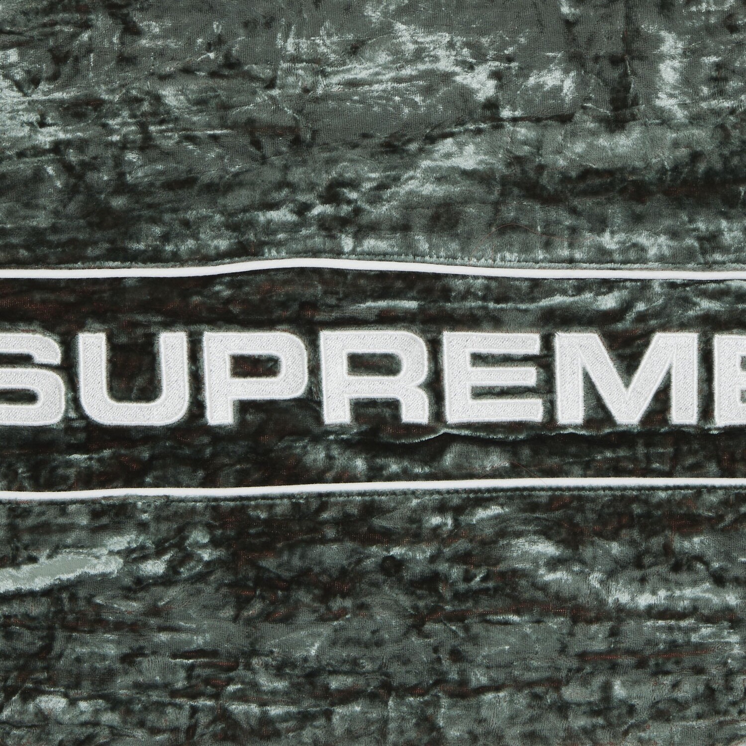 Спортивные брюки Supreme из бархатного бархата, цвет Оливковый — фото 3