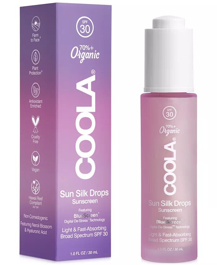 

Солнцезащитные капли SPF 30 Coola