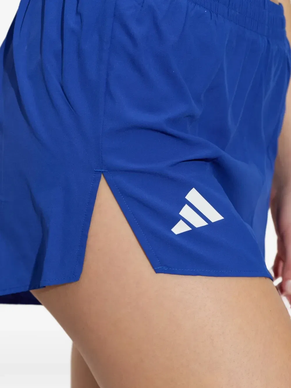 Шорты Adizero с принтом логотипа Adidas, синий — фото 4